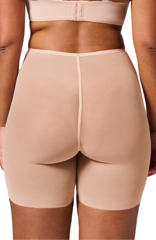 Simone Perele Essential Uplifting Mid Rise Shaper Shorts In Brown