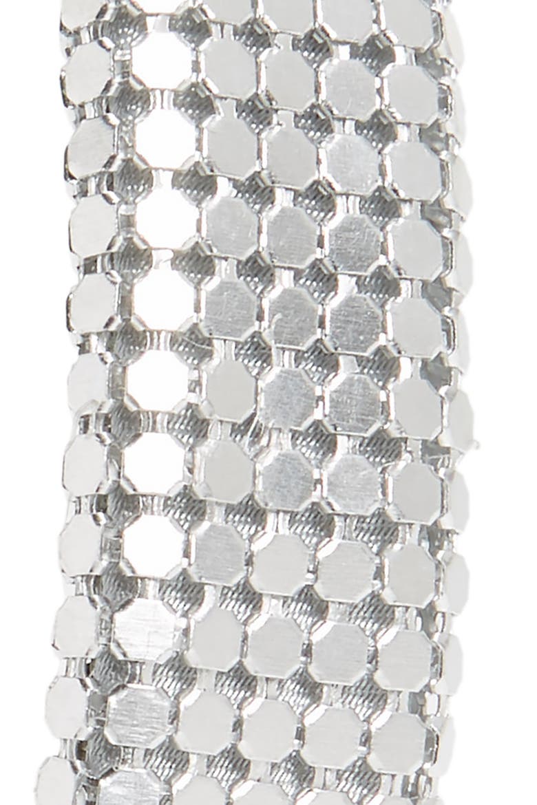 Chain Mail Headband, Alternate, color, SILVER
