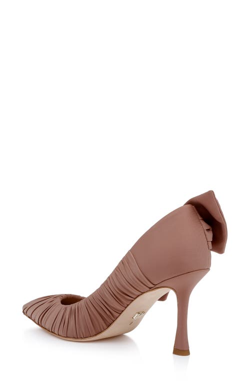 Badgley Mischka Collection Vanesa Pointed Toe Pump In Nude
