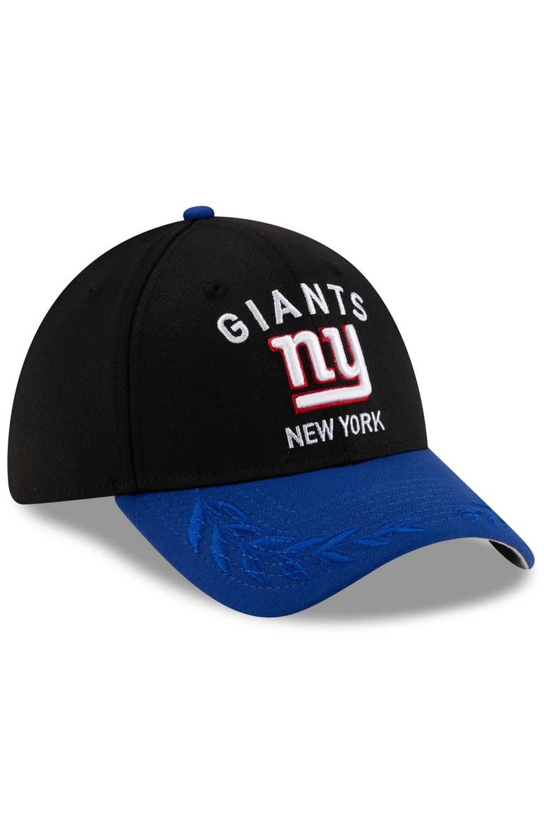 Men's New Era  Black/Royal New York Giants 2025 NFL Draft 39THIRTY Flex Hat, Alternate, color, Black