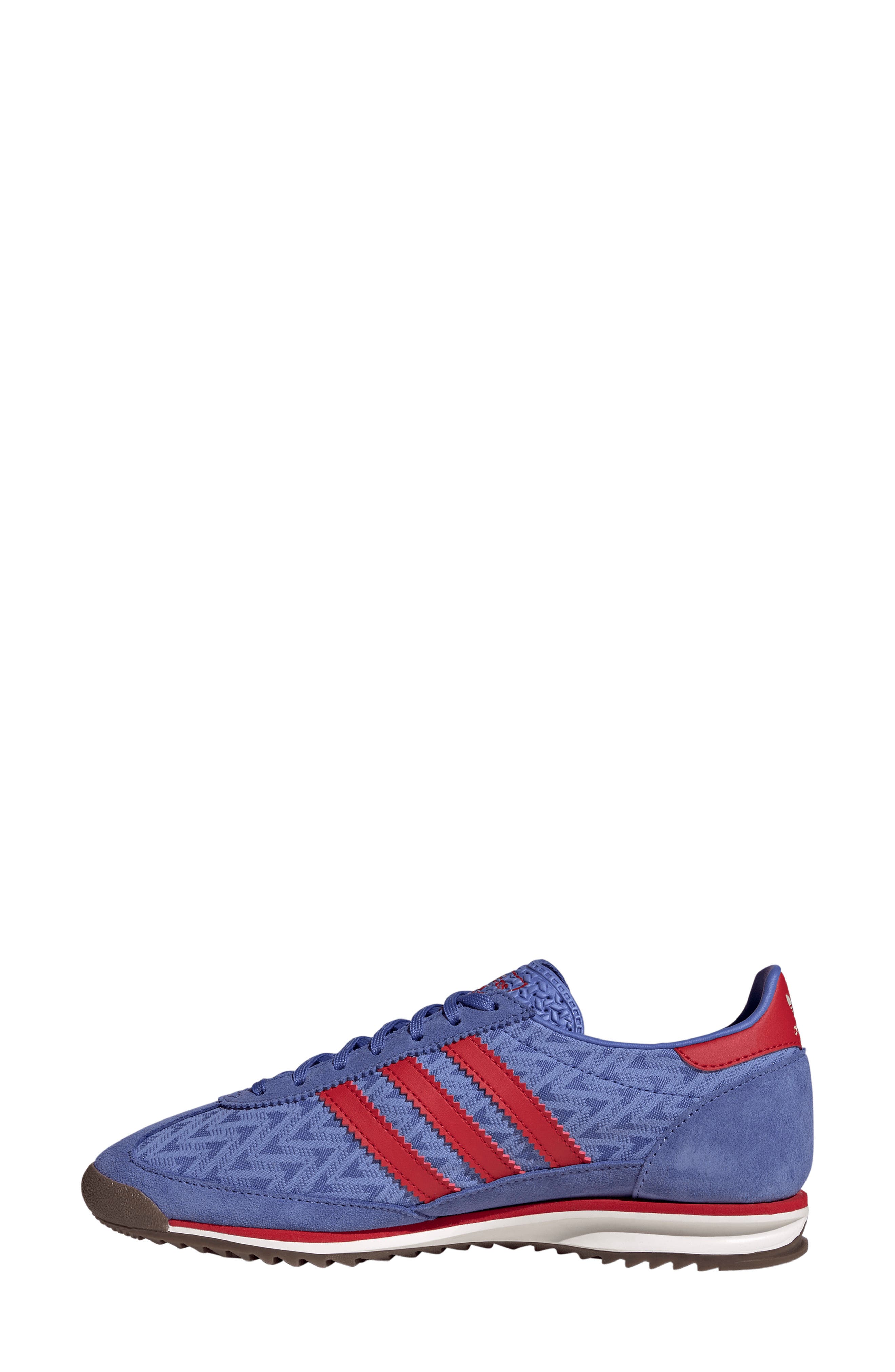 adidas SL 72 OG Sneaker, Alternate, color, Lilac/ Scarlet/ Off White