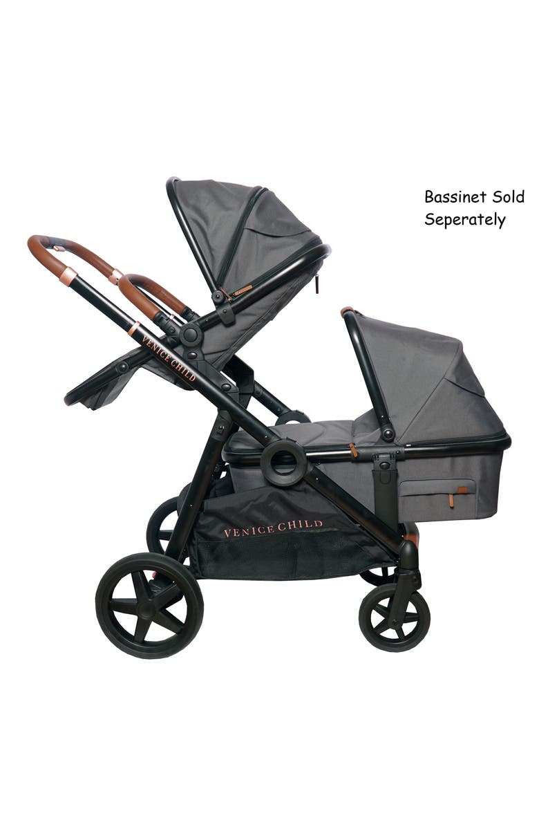 Venice Child Maverick Stroller & Second Toddler Seat, Alternate, color, Twilight Gray