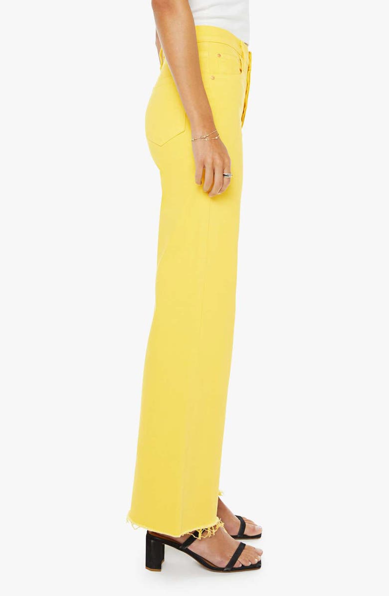 MOTHER The Tomcat Roller Fray Flare Jeans, Alternate, color, Sunshine