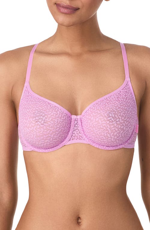 DKNY Modern Lace Unlined Demi Bra in Orchid at Nordstrom, Size 36Dd