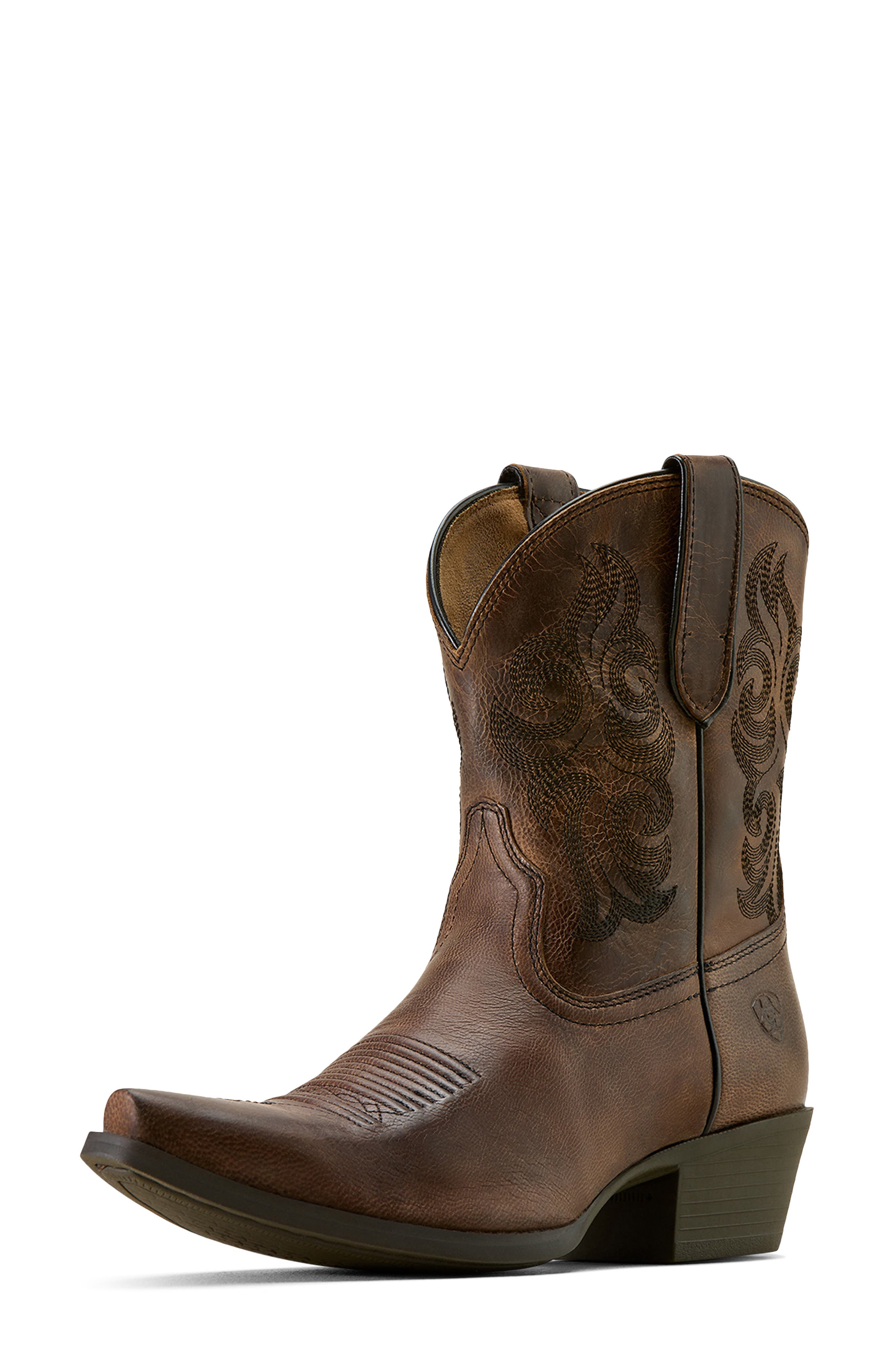 Lacona X Toe Western Boot, Alternate, color, MESA BROWN