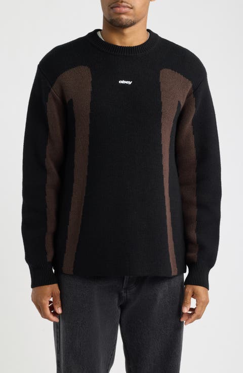 Brann Crewneck Cotton Blend Sweater
