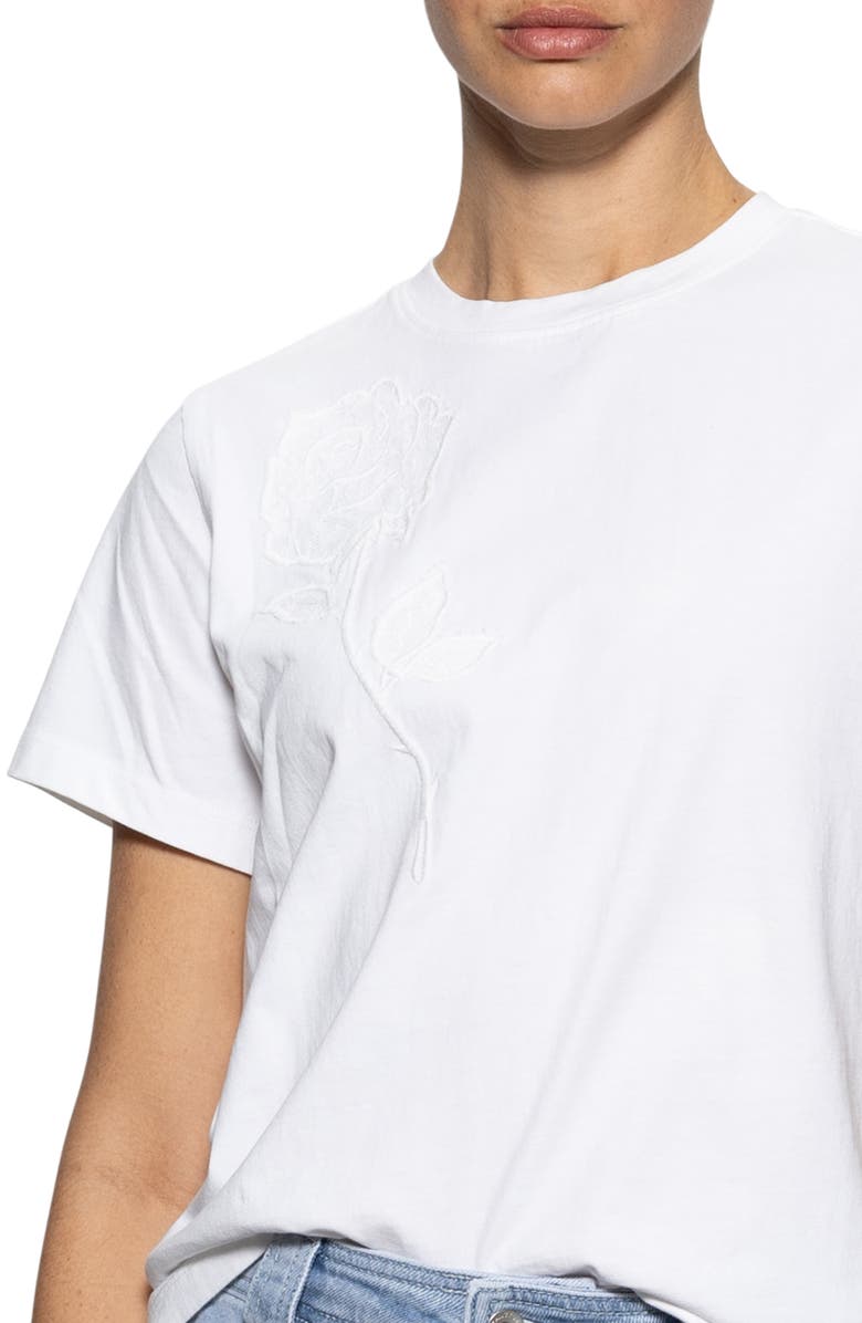 Sanctuary Rose Perfect Cotton T-Shirt, Alternate, color, White