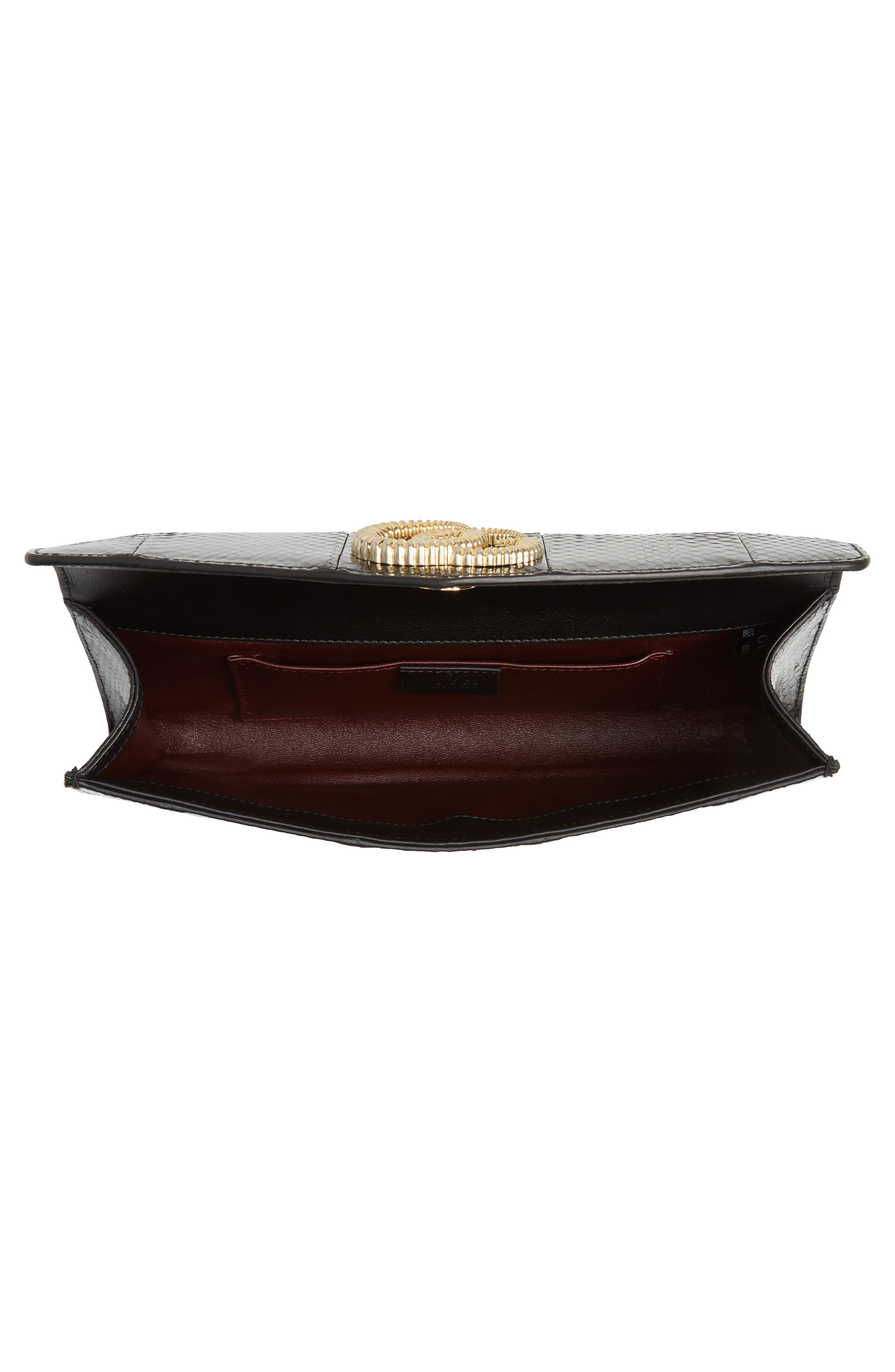 Gucci Genuine Snakeskin Evening Clutch, Alternate, color, 