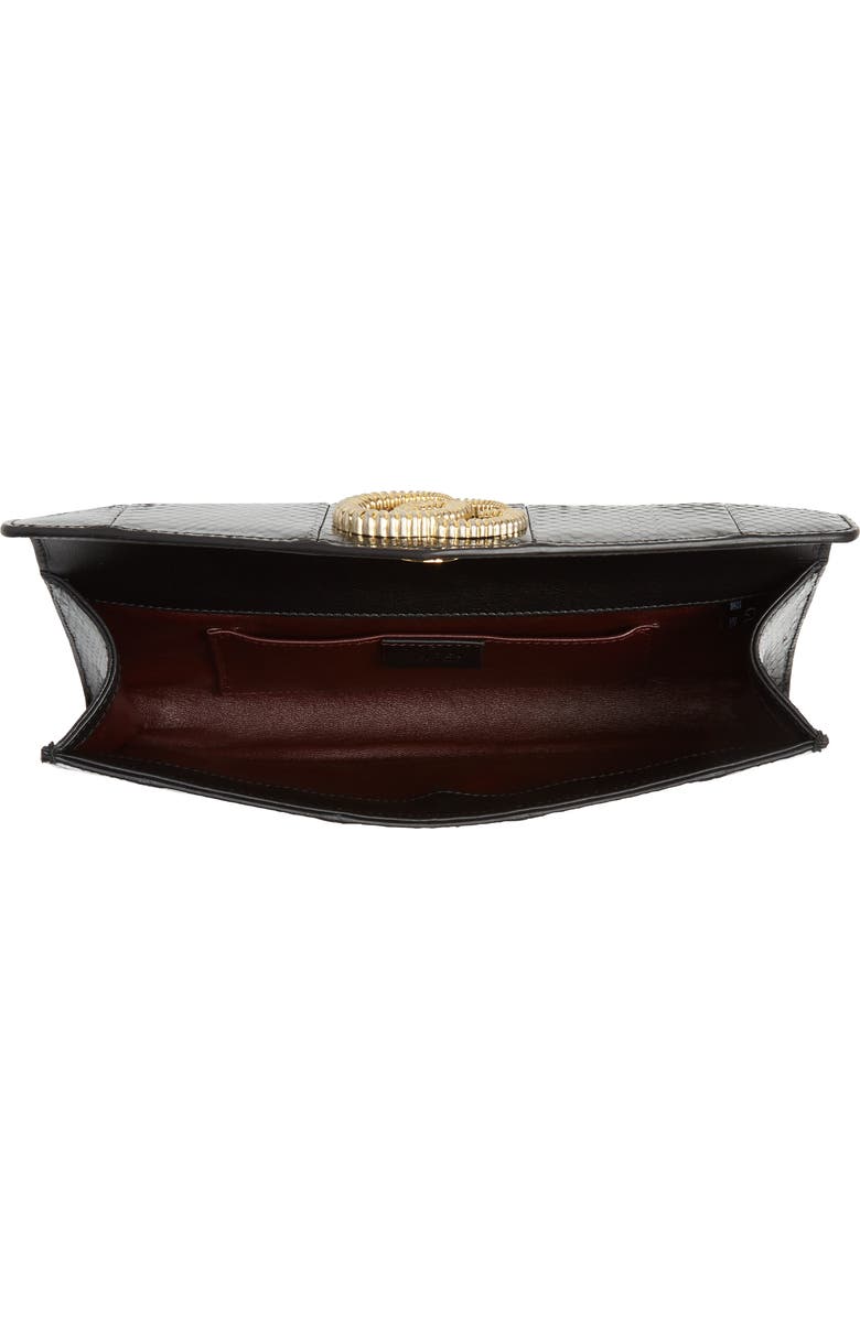 Gucci Genuine Snakeskin Evening Clutch, Alternate, color,