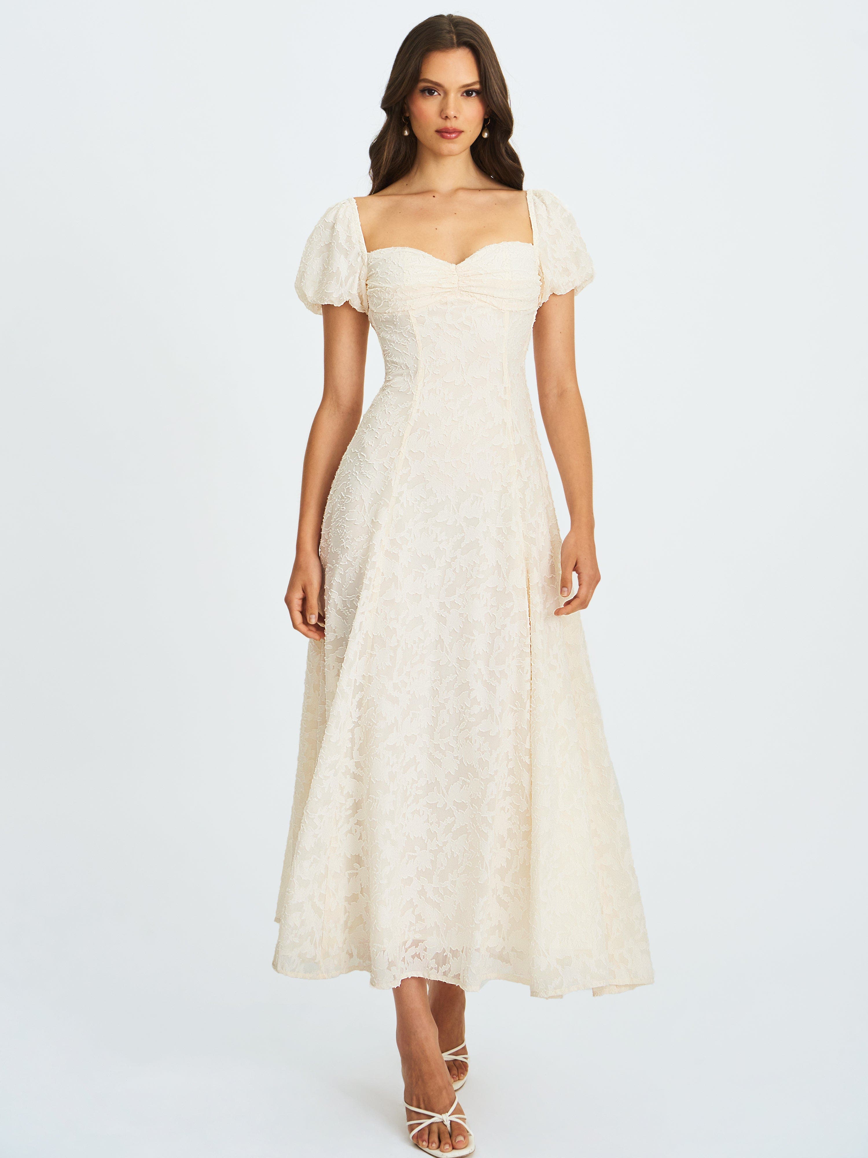 hail pandora maxi dress AJE Pandora Maxi Dress - Blue by Aje