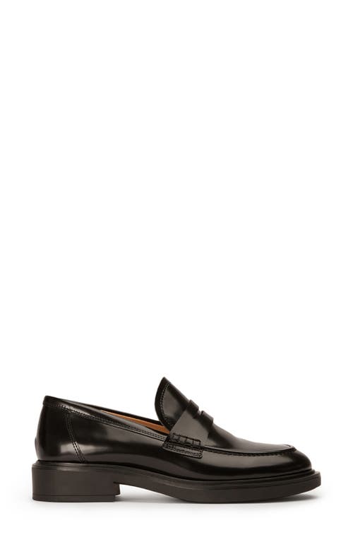 Tony Bianco Cherish Black Hi Shine Flats In Black Hi Shine
