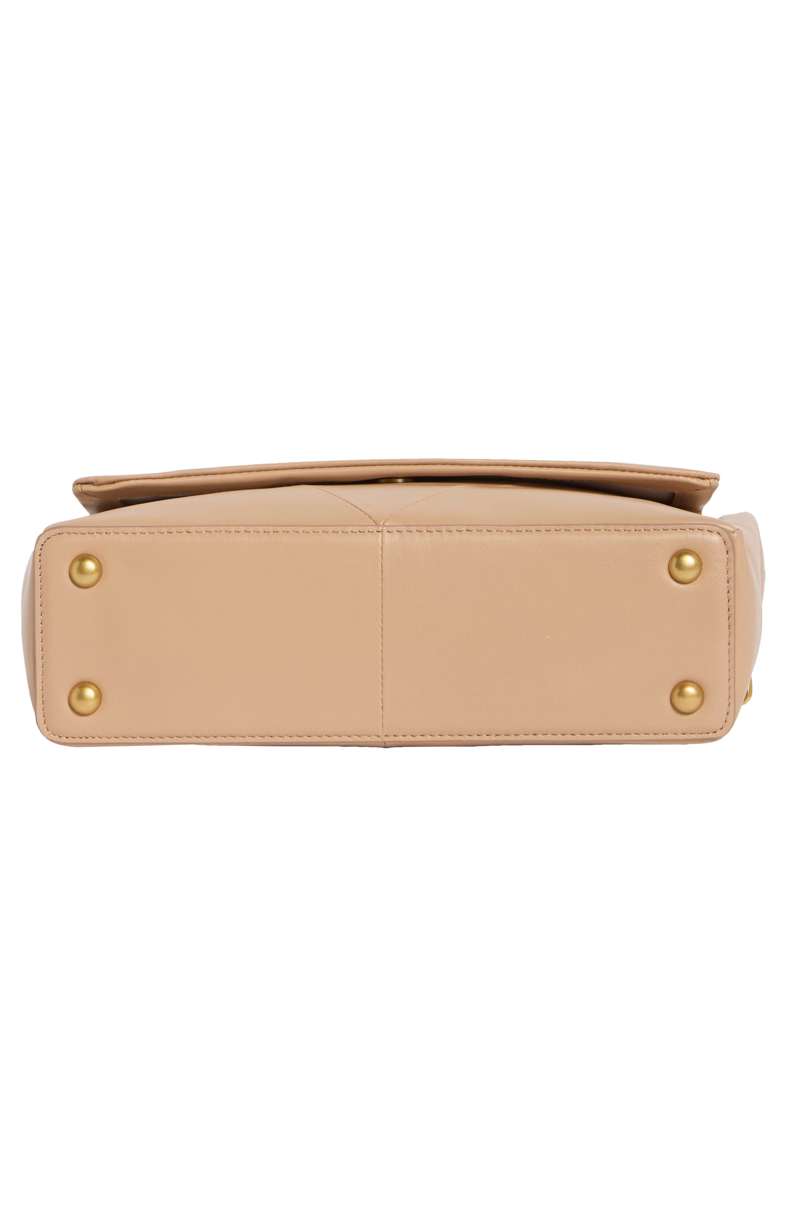 Mylah Napa Leather Shoulder Bag, Alternate, color, MILK TEA BAG NAPPA LEATHER