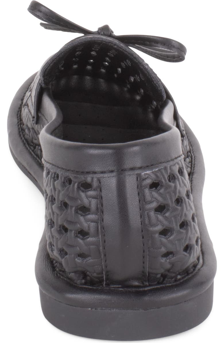 Tahari Maple Cutout Loafer, Alternate, color, Black