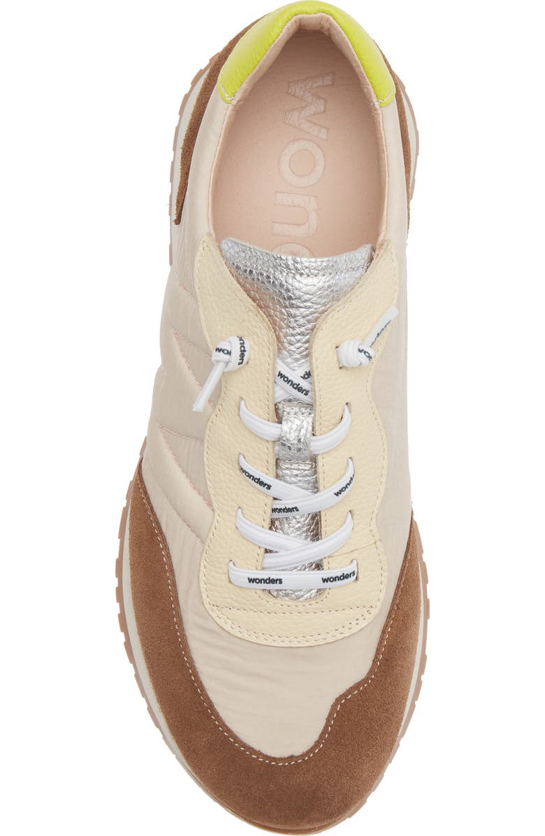 Wonders A-4802 Sneaker, Alternate, color, Cognac/ Taupe