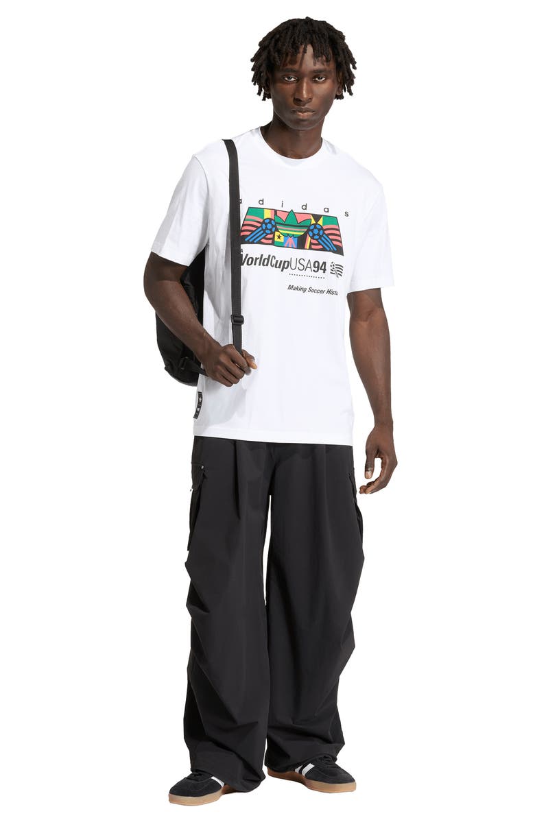 adidas FIFA World Cup 94 Cotton Graphic T-Shirt, Alternate, color, White
