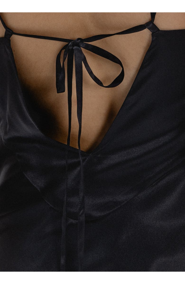 Alas V-Neck Sleeveless Silk Blouse, Alternate, color, Black