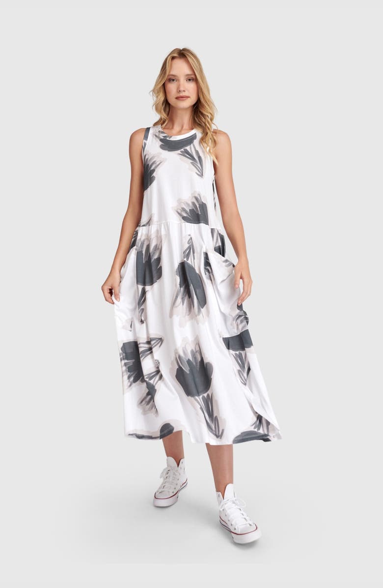 Alembika Unwind Pockets Dress, Main, color, Cloud