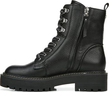 Leather Boots Sam Edelman Laurie Combat Boot Boot Outfit Laurie