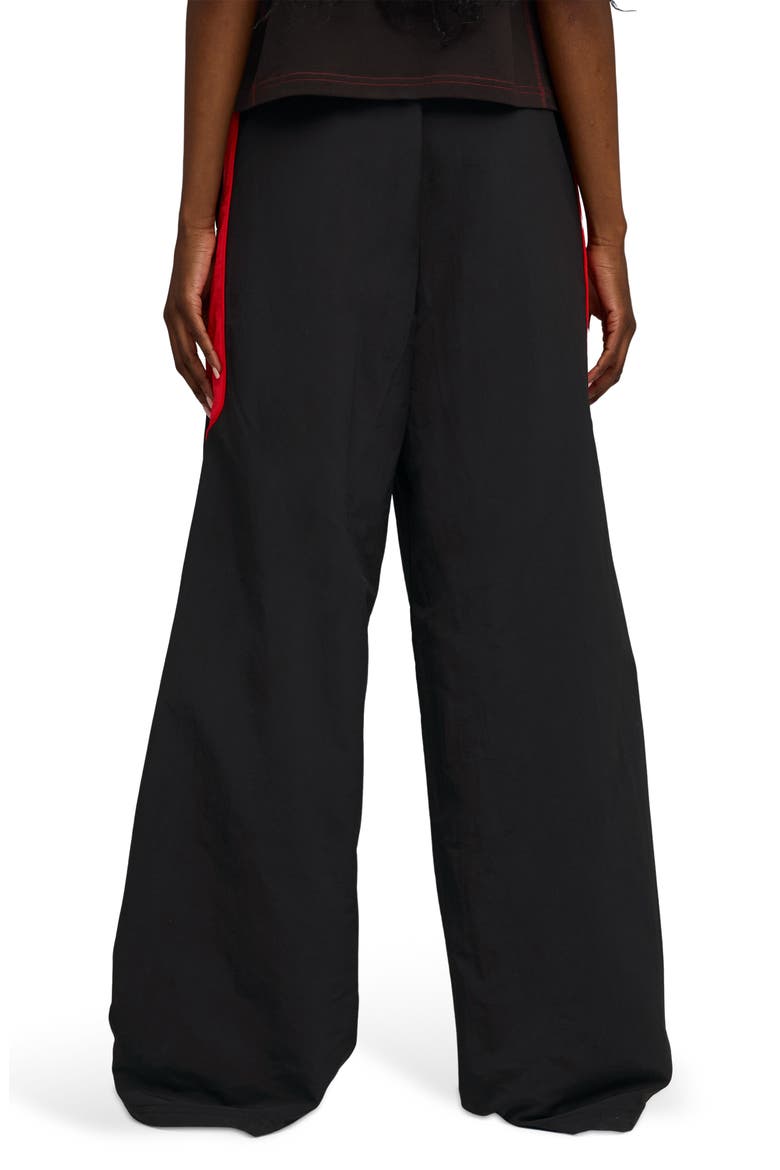 Formula 1® Woven Nylon Wide Leg Pants, Alternate, color, PUMA BLACK