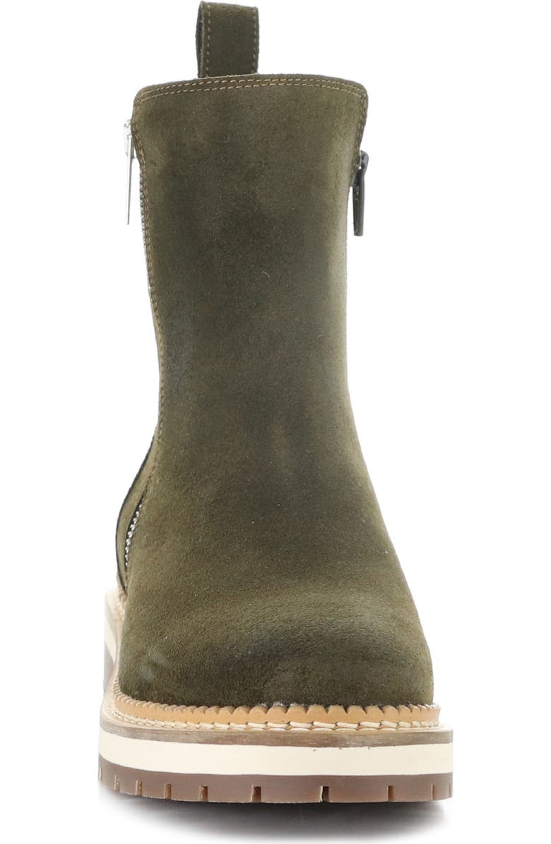 Bos. & Co. Among Waterproof Lug Sole Bootie, Alternate, color, Olive