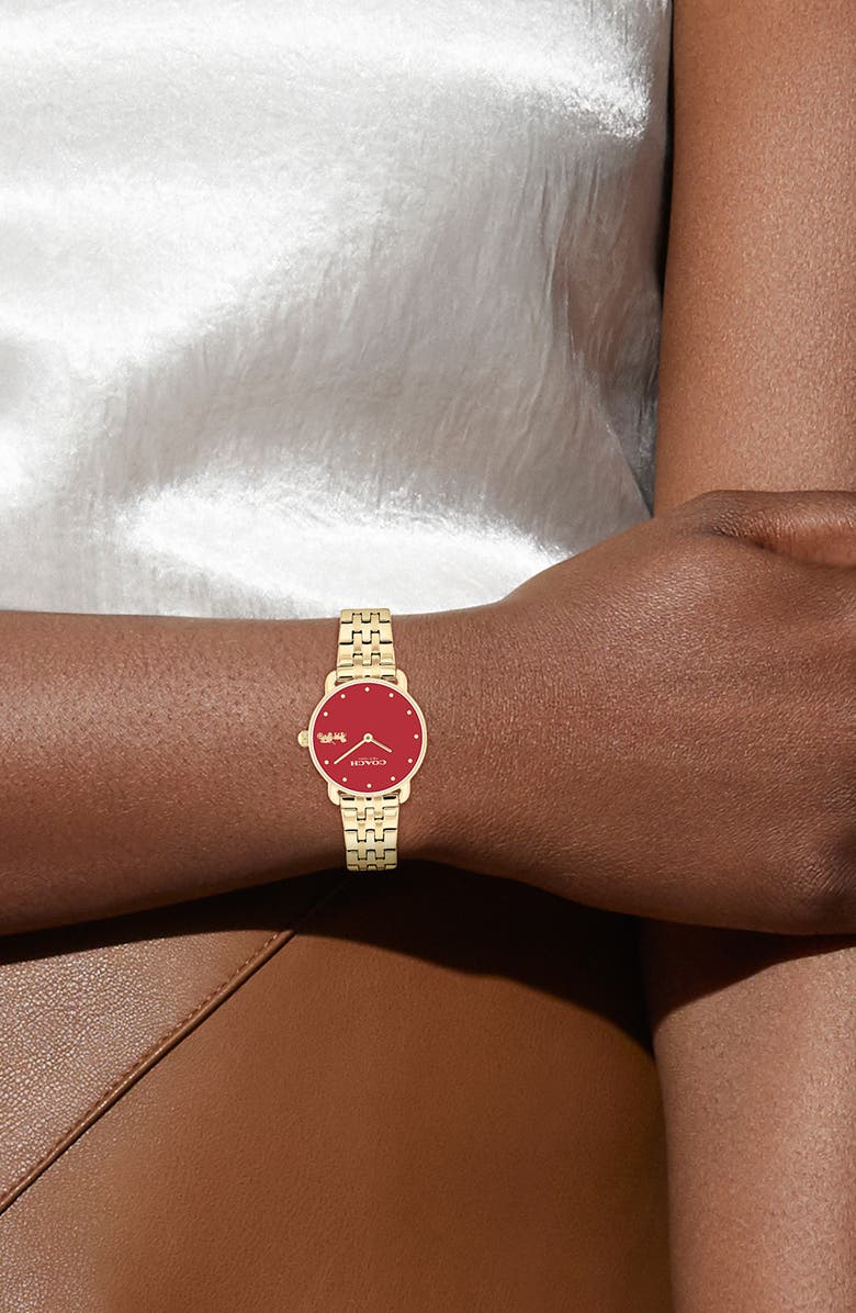 COACH Elliot Bracelet Watch, 28mm, Alternate, color, 