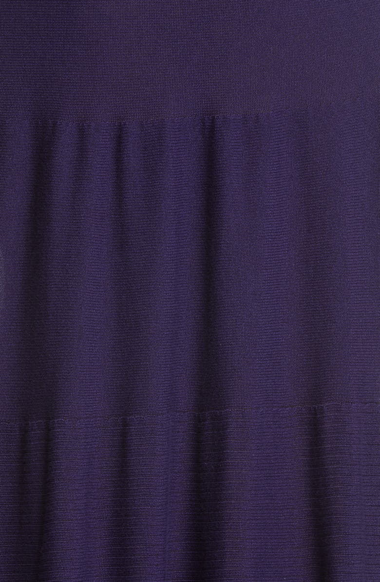 Merlette Addison Rib Detail Long Sleeve Dress, Alternate, color, 