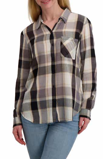 Lucky Brand Plaid Button-Up Shirt