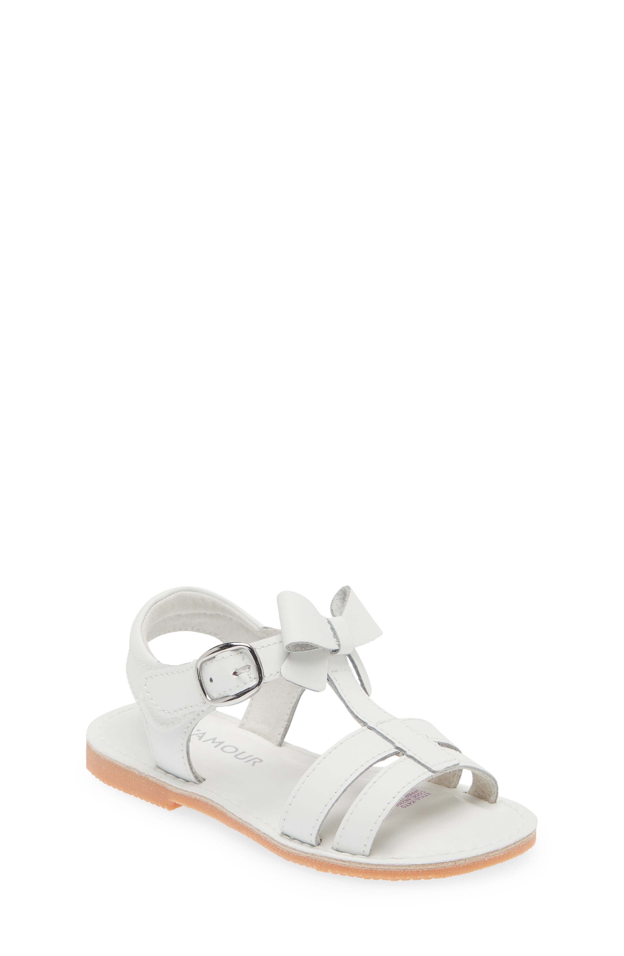 L'AMOUR Kids' Janie Bow Sandal, Main, color, 