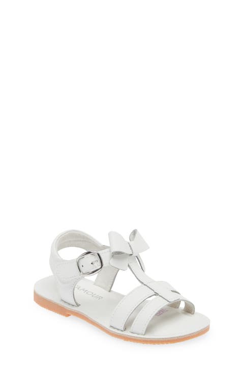 Kids' Janie Bow Sandal (Walker, Toddler & Little Kid)
