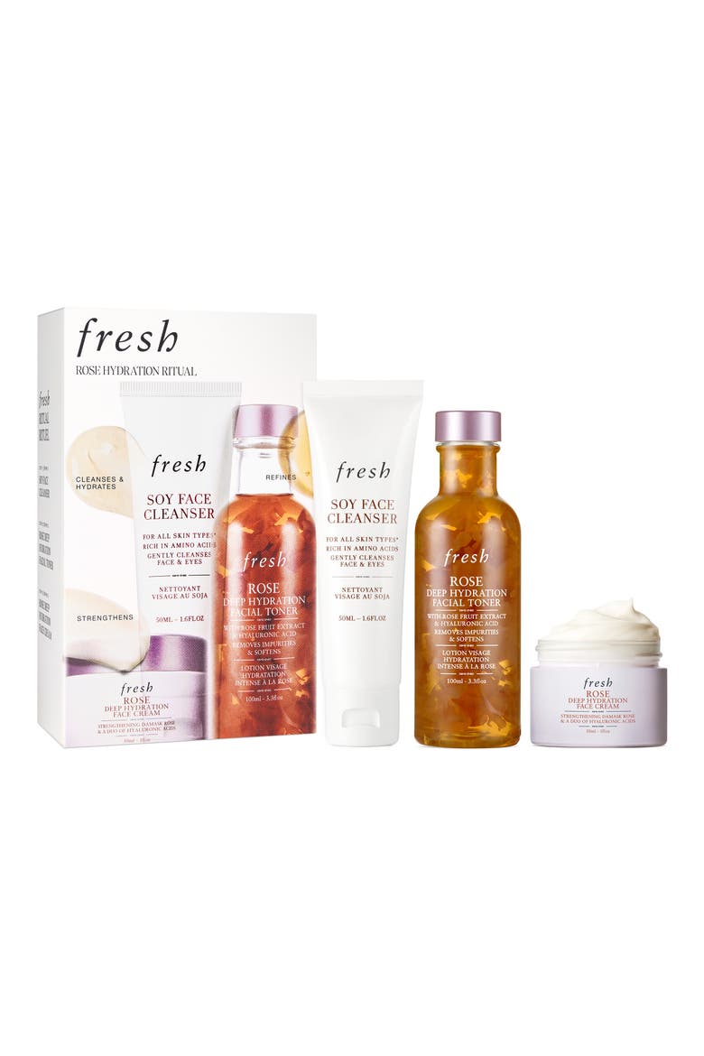 Rose Hydration Ritual Set $71 Value, Main, color, NO COLOR