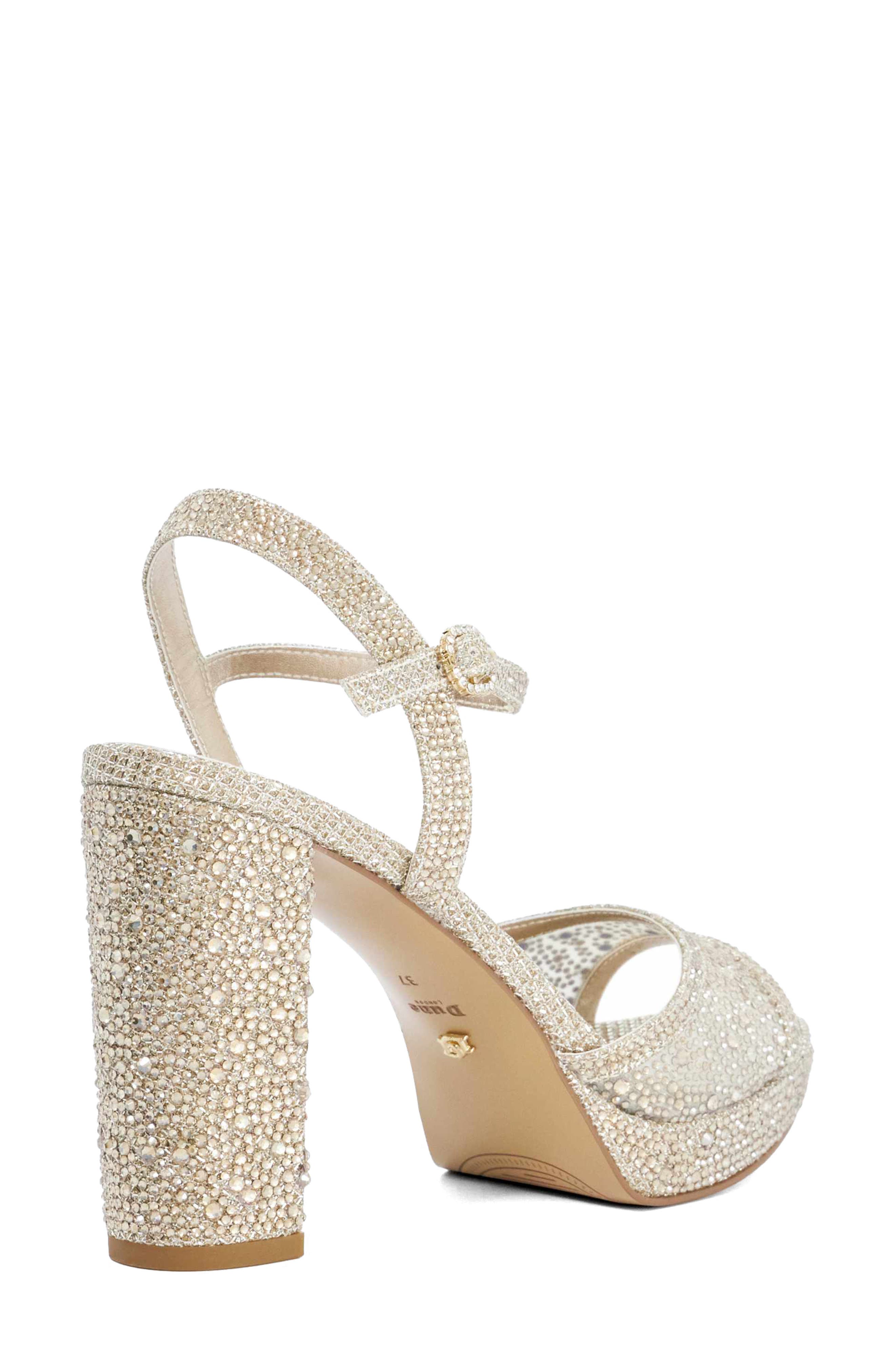 Mesmerizing Ankle Strap Platform Sandal, Alternate, color, GOLD