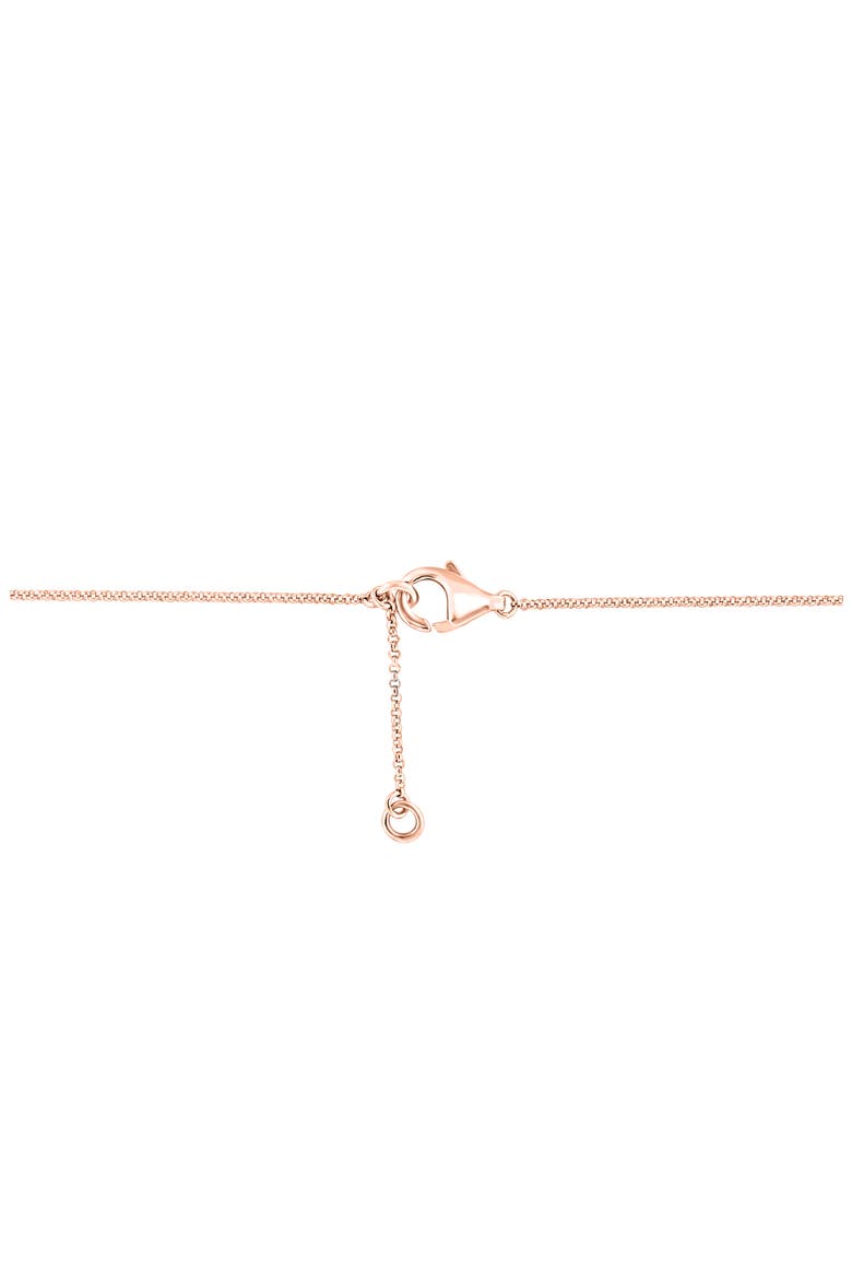 Diamond & Opal Evil Eye Pendant Necklace, Alternate, color, ROSE GOLD