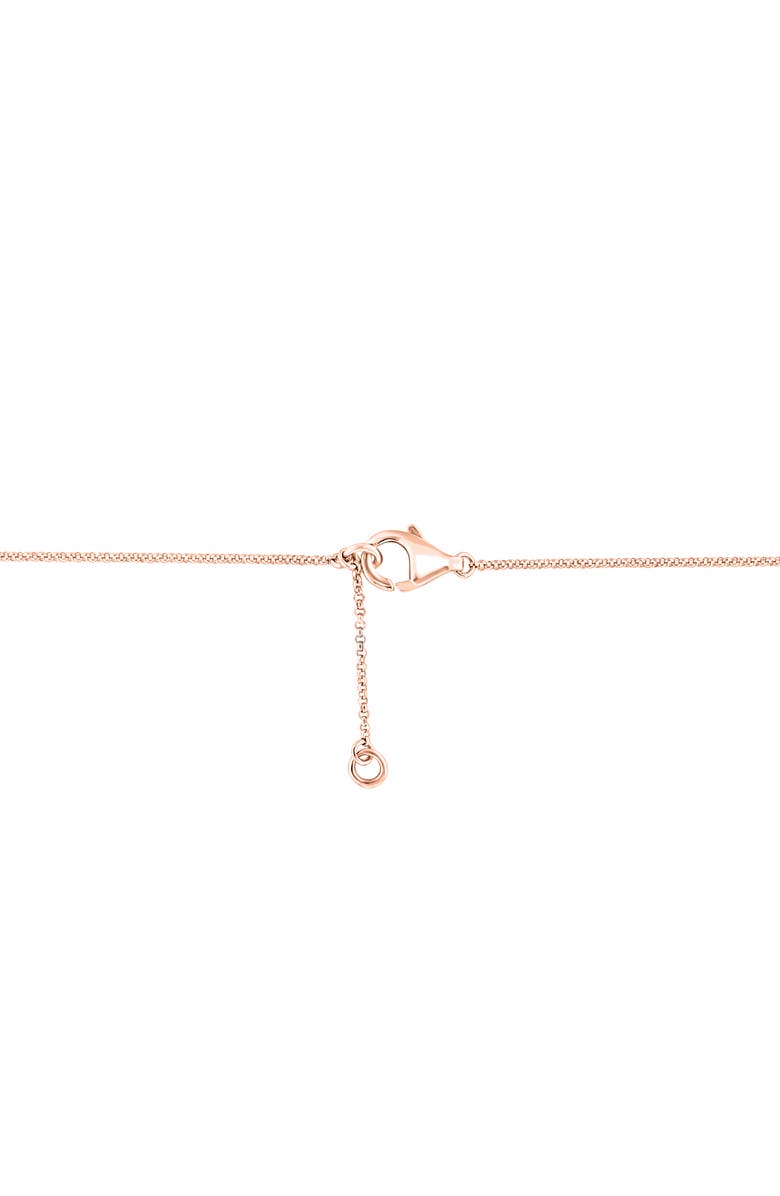 EFFY Diamond & Opal Evil Eye Pendant Necklace, Alternate, color, Rose Gold