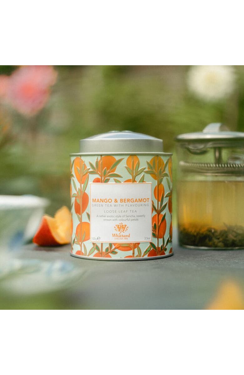 Whittard of Chelsea Mango & Bergamot Loose Leaf Tea Caddy, Alternate, color, Green Tea