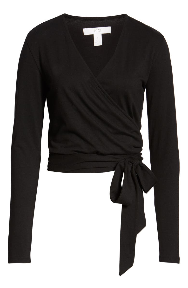 1901 Ballet Wrap Top, Alternate, color,