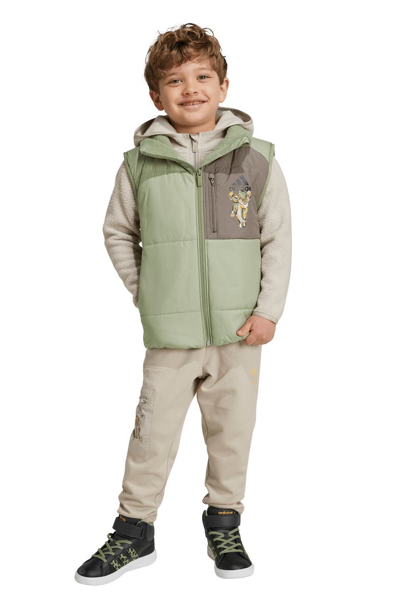 adidas x Disney Kids' The Lion King Recycled Polyester Vest, Main, color,