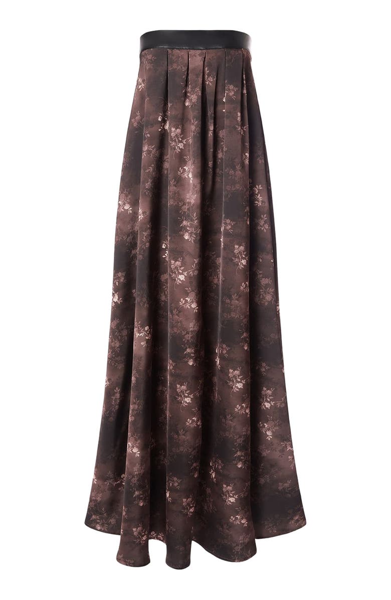 WeWoreWhat Strapless Maxi Dress, Alternate, color, Chestnut Multi
