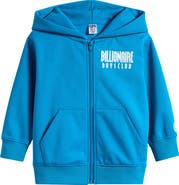 Billionaire Boys Club Kids' Straight Font Logo Zip Hoodie