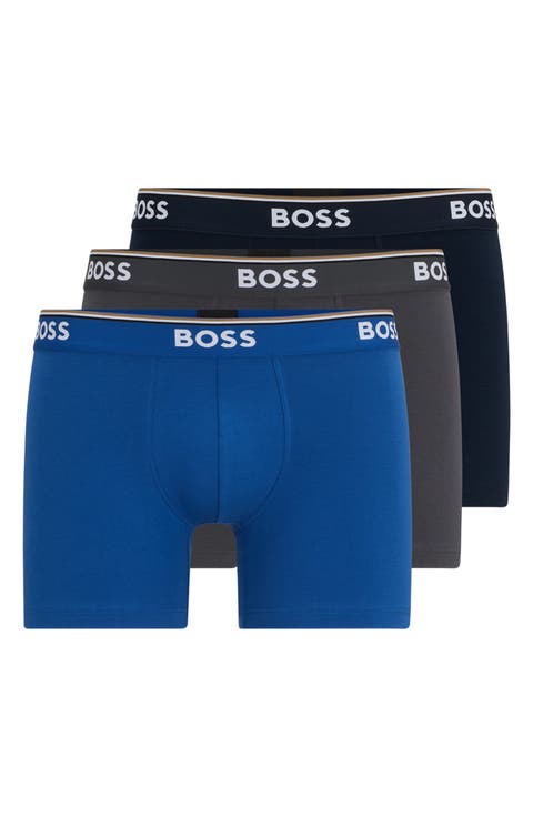 3-Pack Power Stretch Cotton Boxer Briefs