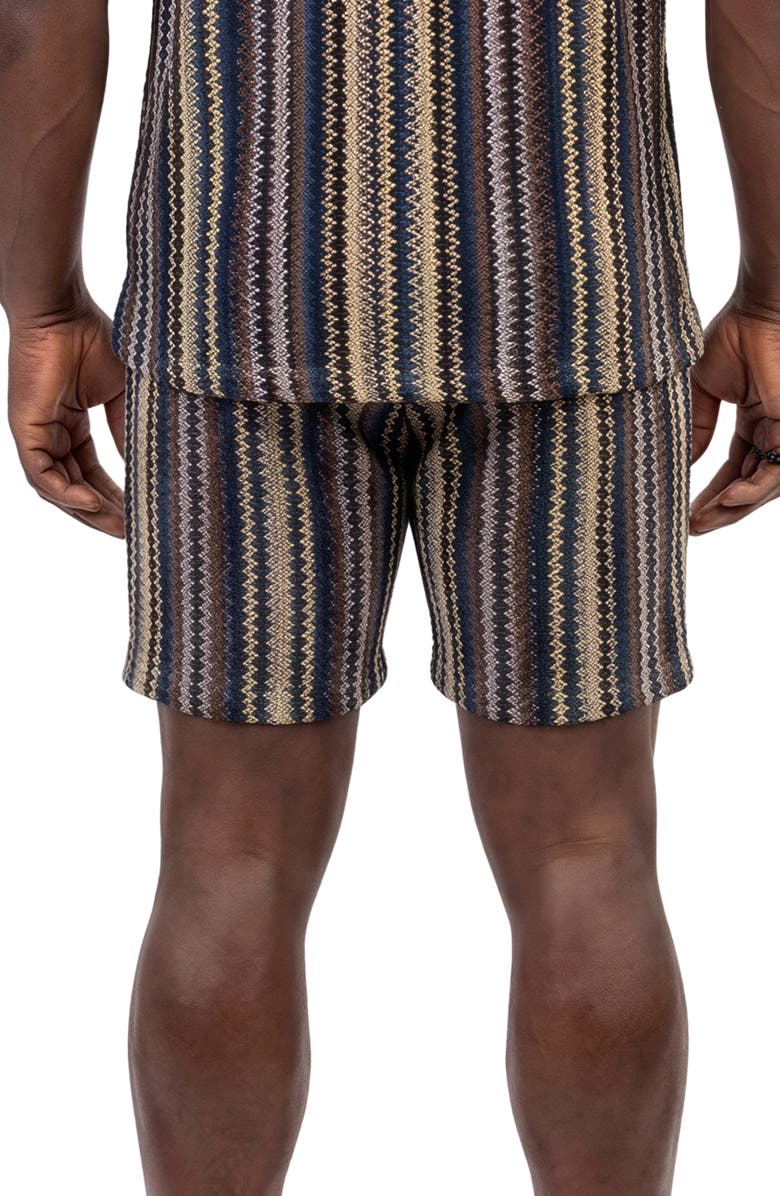 Maceoo Knit Drawstring Shorts, Alternate, color, Brown