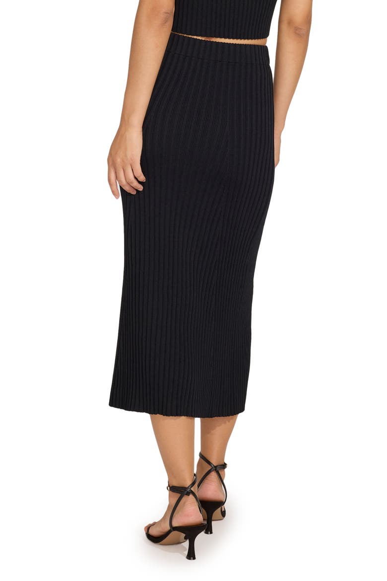 The Yvette Midi Skirt, Alternate, color, BLACKOUT