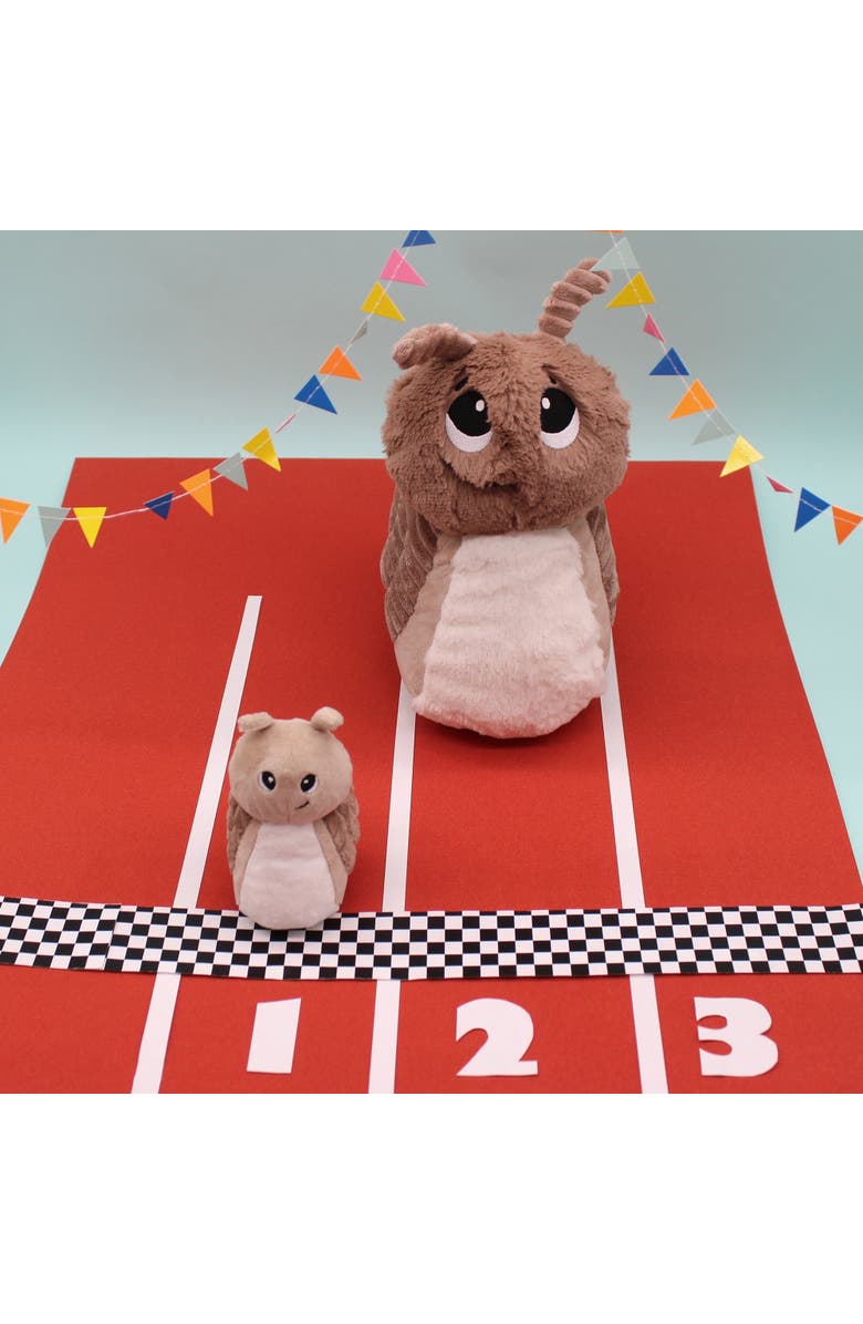 Les Ptipotos Snail Mom and Her Baby - Secret Keeper Plush Toy, Eco-Friendly, Soft & Washable, Alternate, color, Mint