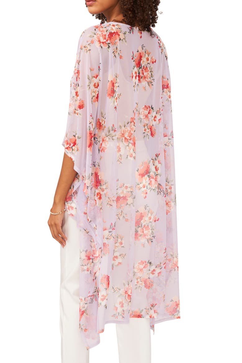 Floral High-Low Top, Alternate, color, LAVENDER