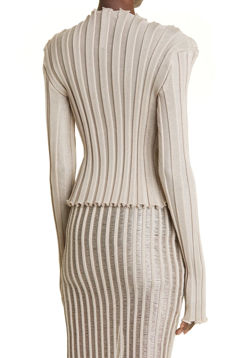 A. Roege Hove Katrine Ribbed Cotton Blend Sweater, Alternate, color,