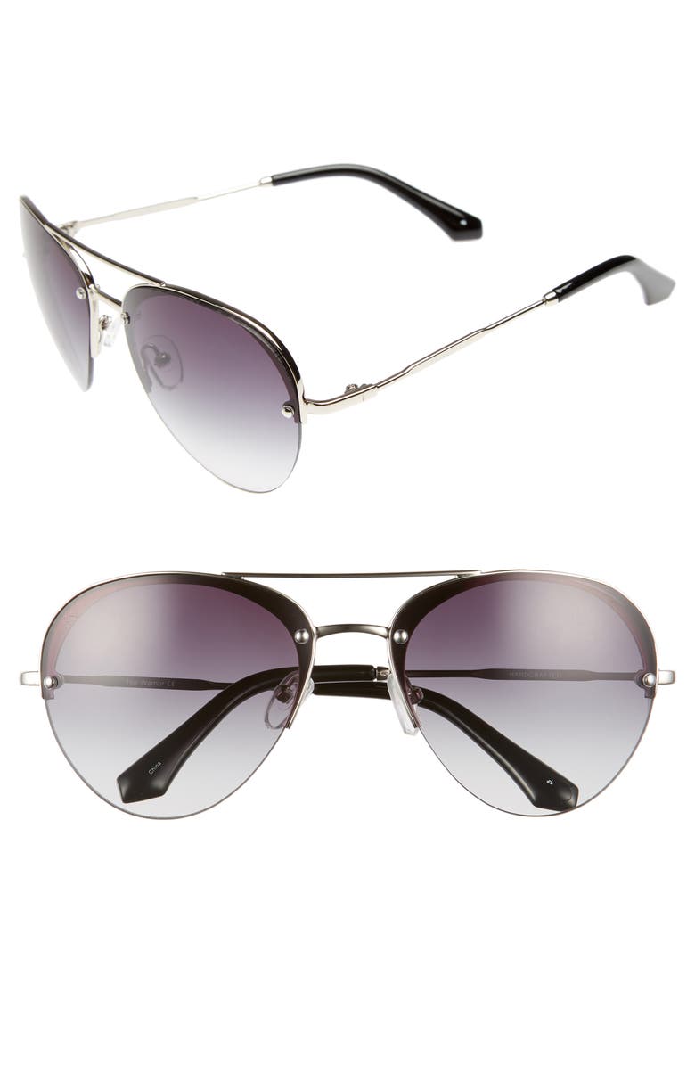Privé Revaux The Warrior 60mm Aviator Sunglasses, Main, color, 