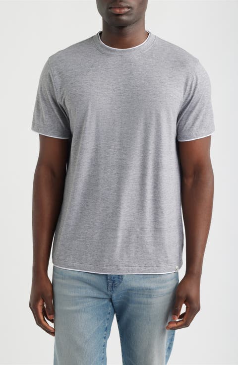 Como Double Layer Crewneck T-Shirt