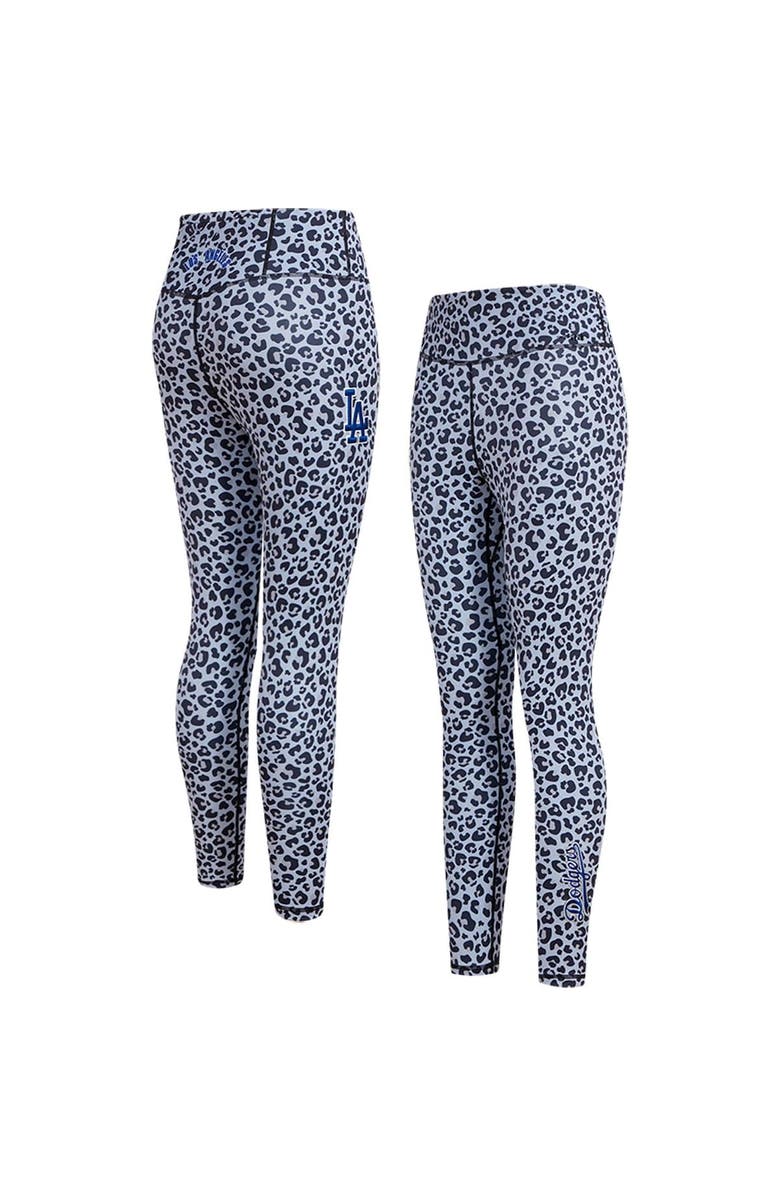 PRO STANDARD Women's Pro Standard Leopard Los Angeles Dodgers Allover Print Leggings, Main, color, Leopard