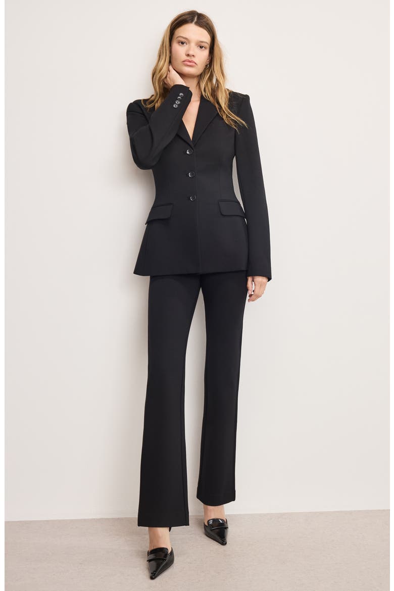Classic Ponte Blazer, Alternate, color, BLACK001