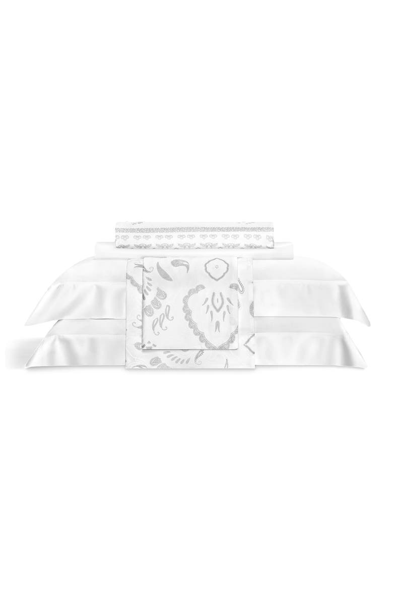 Anassa Fitted sheet, Main, color, White