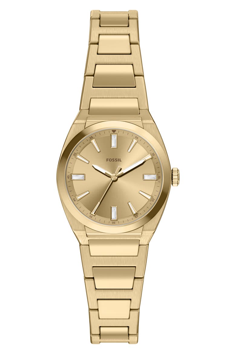 Everett Bracelet Watch, 27mm, Main, color, GOLD/ GOLD